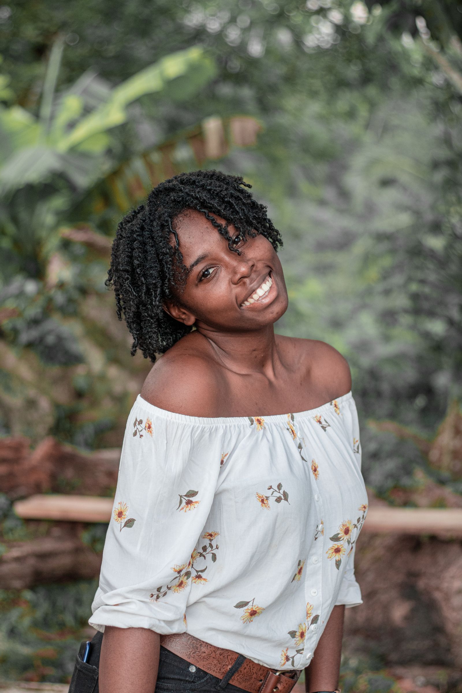 Portrait of Amara Okafor, Senior massage therapist